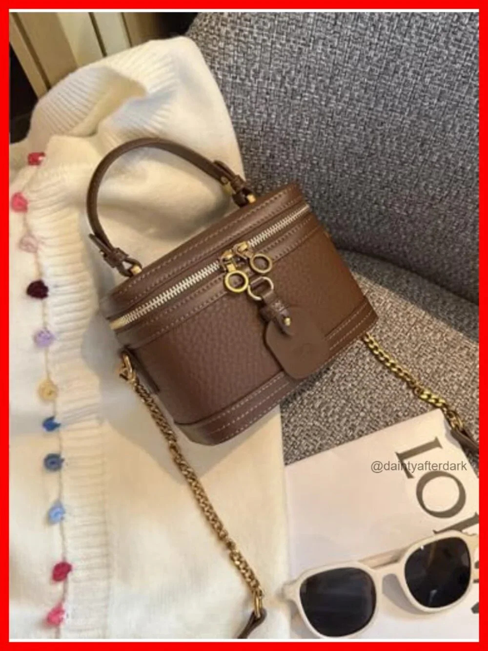 Small Crossbody Bag for Women, Mini Shoulder Purse, Faux Leather, PU Leather